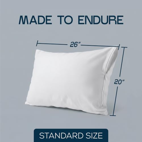 Utopia Bedding Waterproof Pillow Protectors (Set of 40) - Bed Bug & Dust Mite Proof, Standard Size