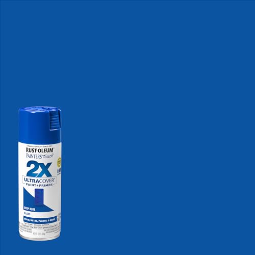 Rust-Oleum Painter's Touch 2X Gloss Deep Blue Spray Paint, 12 oz (Pack of 2)