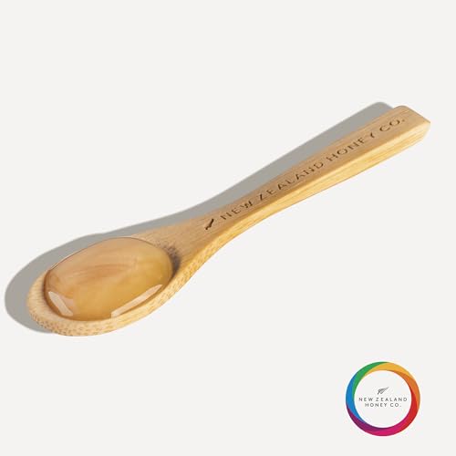 Manuka Honey Bamboo Spoon - Eco-Friendly & Reusable 4.7"