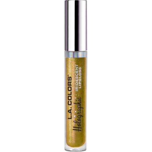 L.A. Colors Holographic Iridescent Lip Gloss Gold Rush CLG422
