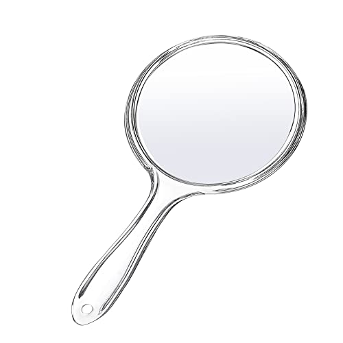 D Handheld Double-Sided Mirror - 1X/2X Magnification, 4"