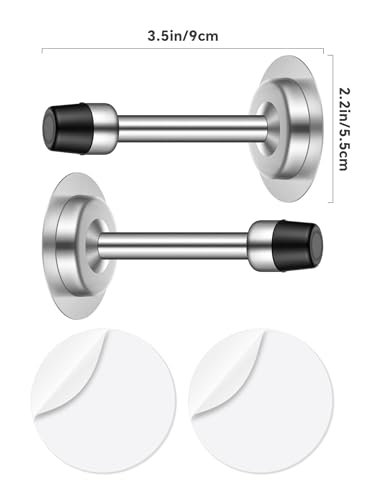 NiHome 2 PCS Stainless Steel Wall Protector for Trash Can