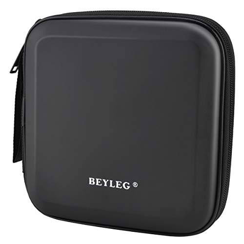 XiongYe 32 Capacity CD/DVD Storage Case - Durable Organizer Wallet