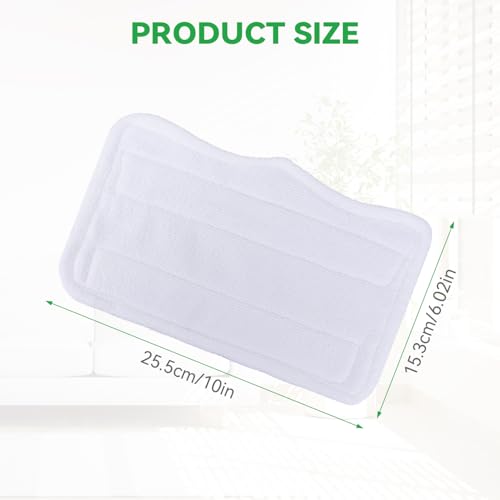 Shark Steam Mop Pads Replacement - Washable Microfiber 5-Pack