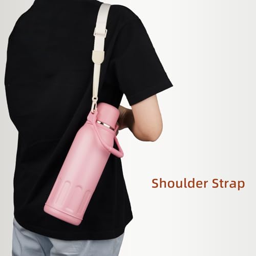 Konokyo 27oz Insulated Water Bottle - Pink Pearl, Leak-Proof