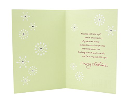 Hallmark Christmas Card for Daughter with Heart Ornament Design