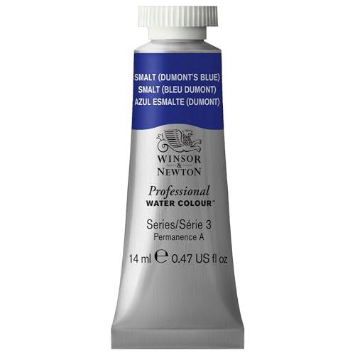 Winsor & Newton Professional Watercolor Tube, 14ml Smalt - Vibrant, Transparent Colors
