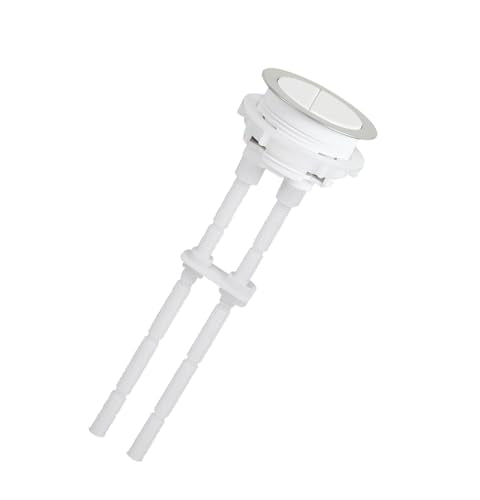 BKK HOME 48mm Dual Flush Toilet Button with Stainless Steel Ring