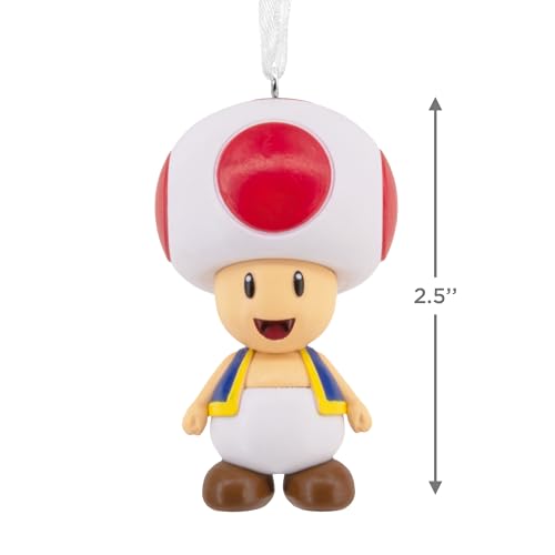Hallmark Super Mario Toad Christmas Ornament - Collectible Holiday Decor