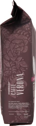 Starbucks Whole Bean Coffee - Dark Roast Caffè Verona | 100% Arabica, 18 oz (Pack of 2)