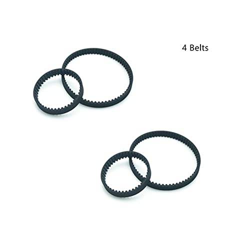 Shark APEX Vacuum Replacement Belts - Compatible with LZ600 Series (4 Pack)