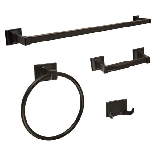 Design House Millbridge 4-Piece Bathroom Accessory Kit Oil-Rubbed Bronze