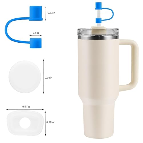 MOLOSLEEVE Straw Toppers for Stanley 30oz/40oz Tumblers - Blue