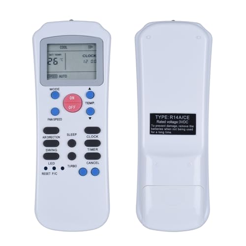 PZL Replacement Remote Control for Carrier Air Conditioner R14/CE R14A