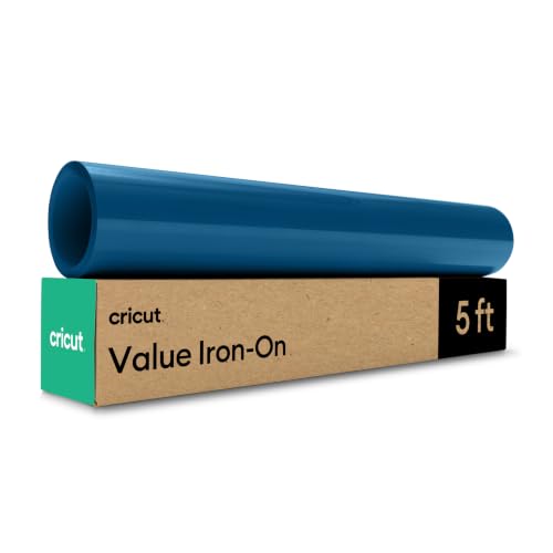 Cricut Value Iron-On Navy Blue 12in x 5ft Roll - Matte Finish