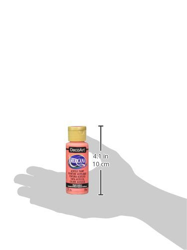 DecoArt Americana Acrylic Matte Paint - Bright Salmon, 2 Fl Oz (Variation)