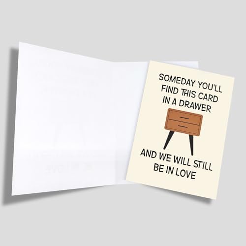 Funny Birthday Card for Husband & Boyfriend - 5x7 Inches