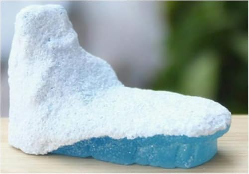 Blue Arctic Iceberg Polar Bear Sculpture Christmas Decor Cake Topper