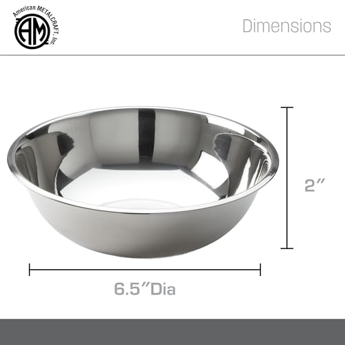 3/4 qt Stainless Steel Mixing Bowl - High-Quality Kitchen Essential