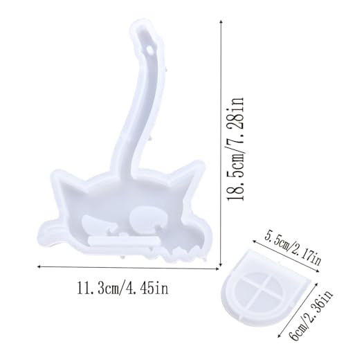 Cat Silicone Resin Mold for Candle Holders - DIY Home Decor