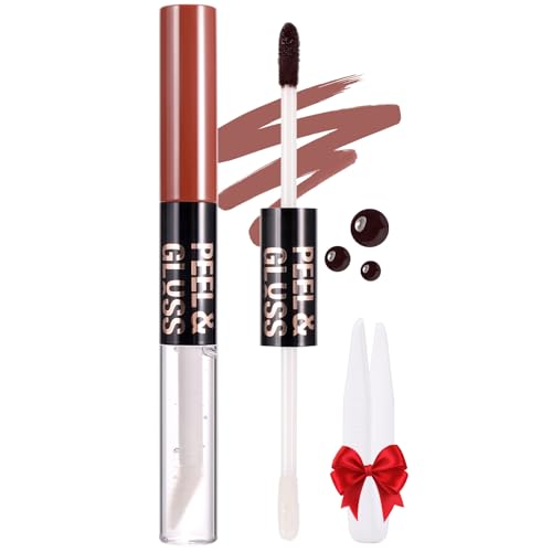 Jutqut Dual-Ended Peel-Off Lip Stain & Gloss Oil with Tweezer