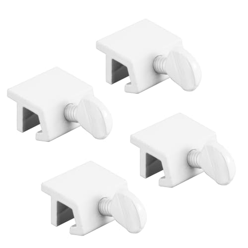 Prime-Line Sliding Window Security Lock, White Finish, 4 Pack