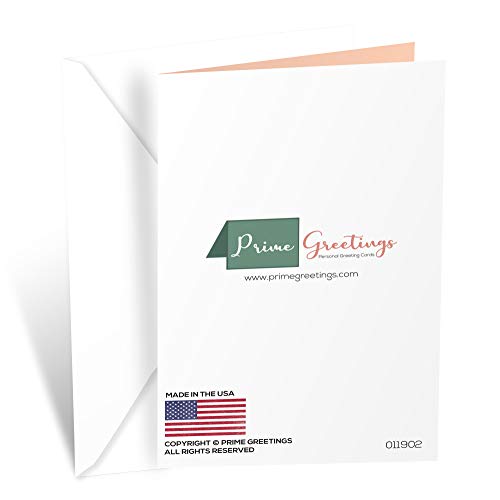 Christmas Greeting Card for Granddaughter - Eco-Friendly Thick Card Stock with Envelope - Made in USA
