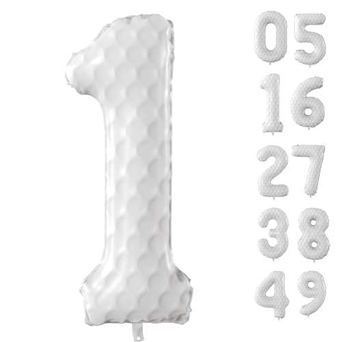 40-Inch Golf Number 1 Balloon - Sports Party Decoration