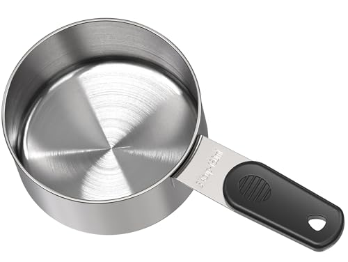 3/4 Cup Stainless Steel Magnetic Measuring Cup - Durable Kitchen Tool
