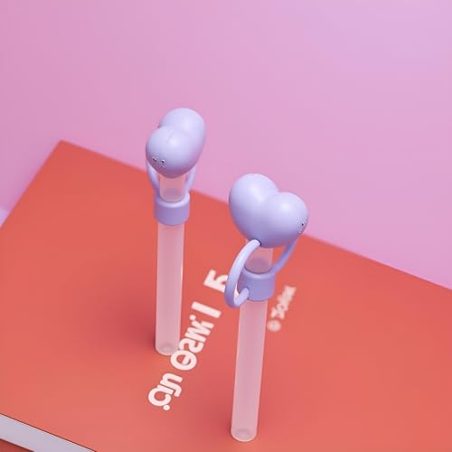 Purple Heart Silicone Straw Covers for Stanley 30oz & 40oz Cups