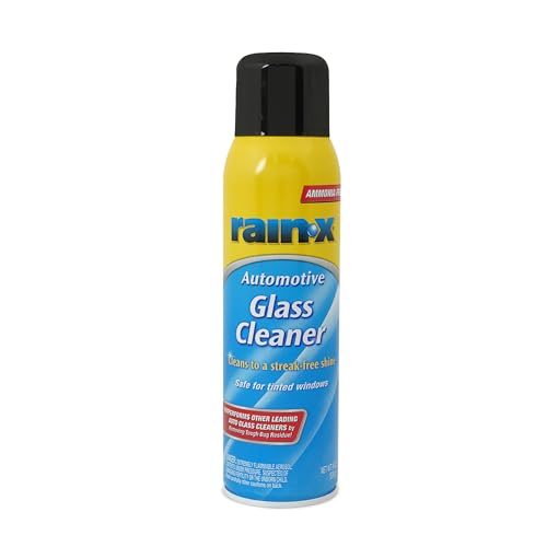 Rain-X Glass Cleaner Aerosol - 19oz Streak-Free Automotive Spray