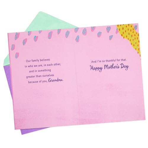 Hallmark Mother's Day Card for Grandma with Foil and Gemstones
