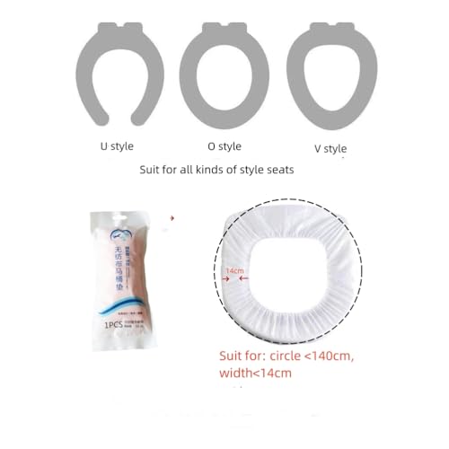 GAOGAO Green Disposable Non-Woven Toilet Seat Cover 2-Layer Waterproof Travel Pack