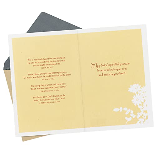 Hallmark DaySpring Religious Sympathy Card - God's Comfort and Hope