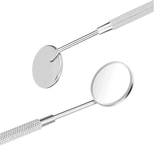 Stainless Steel Dental Mouth Mirror - 5.5 Inch Anti-Fog Dentist Oral Inspection Tool