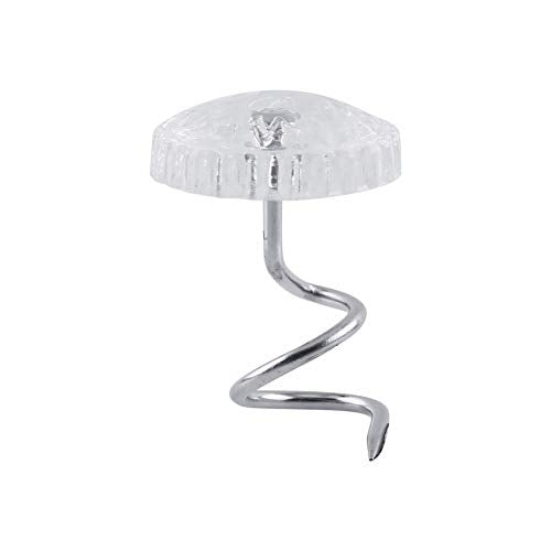 30 Pcs Clear Twist Pins for Upholstery & Slipcovers