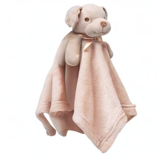 Pro Goleem Dog Security Blanket - Soft Brown Puppy Lovey for Boys & Girls | 16-Inch Snuggle Toy
