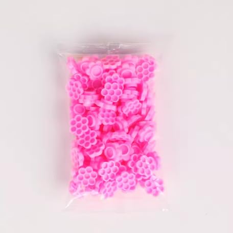 100pcs Honeycomb Eyelash Extension Glue Cups & Tattoo Ink Holders