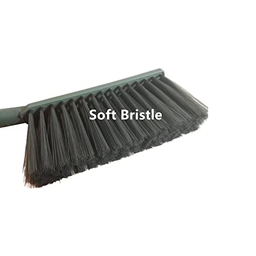 2-Pack Soft Bristle Bed Sheet & Counter Duster Brush - Non-Slip Handle