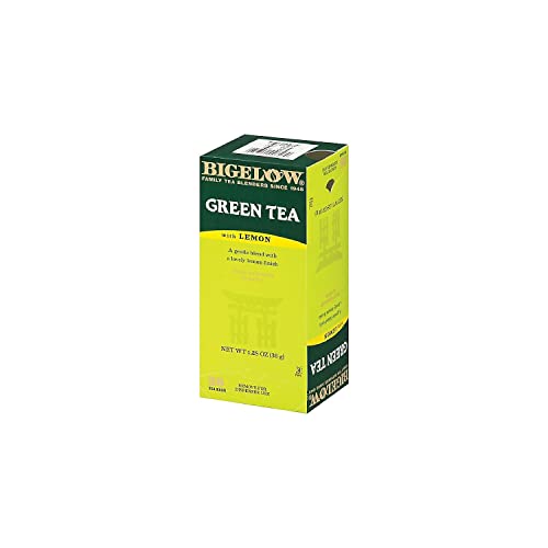 Bigelow Green Tea with Lemon - Smooth & Tangy Flavor, 28 Bags