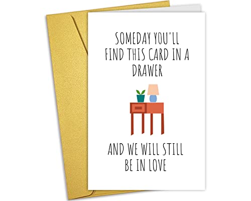 Funny Valentine's Day Card for Him/Her - Unique Anniversary Card
