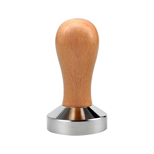 51mm Espresso Tamper with Wooden Handle - Coffee Tamper for Baristas