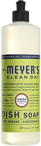 Mrs. Meyer's Clean Day Liquid Dish Soap, Lemon Verbena, 64 Fl Oz Refill