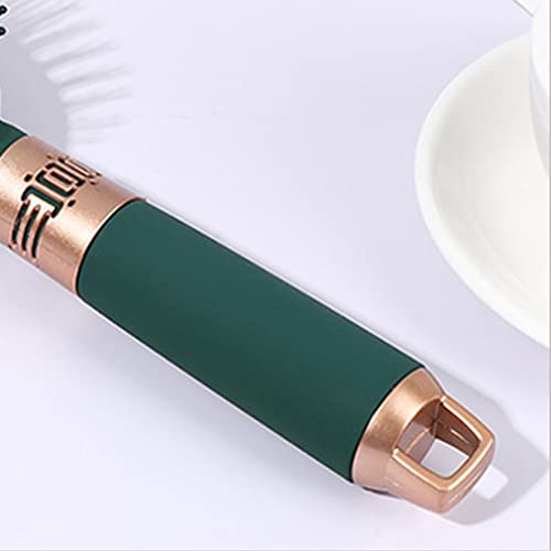 Leenchiry Anti-Static Detangler Hair Brush with Nylon Bristles (Green)