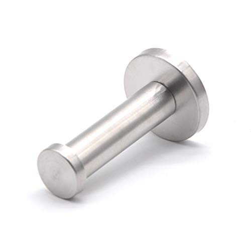 Small Stainless Steel Wall Mount Coat Hook - 4PCS Heavy Duty Towel Hook