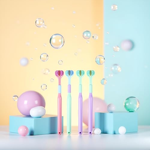 3-Sided Toothbrush Soft Bristle 4-Pack for Adults and Youth Oral Care
