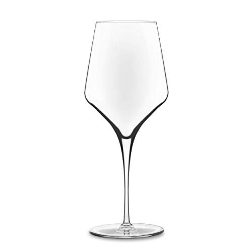 Libbey Signature All Purpose Wine Glasses, Stemmed, Modern Red and White Wine Glasses Set of 4, Elegant Wine Glass Gift Set for Weddings, Birthdays