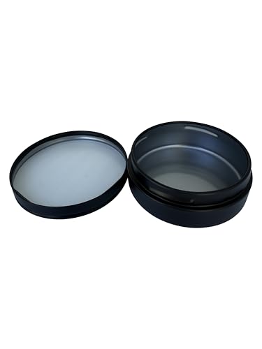 Mini Black Metal Tin Containers - 3 Pcs Portable Storage Set