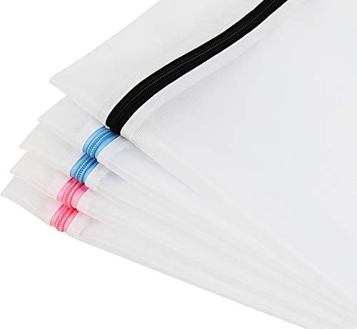 Simple Houseware Laundry Mesh Wash Bags 1X-XL, 2L, 2M - 5 Pack
