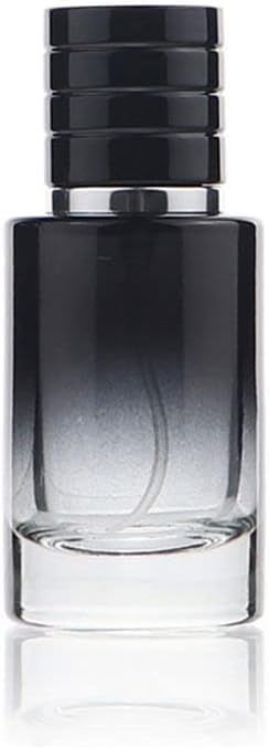 Black 30ml Perfume Atomizer Glass Refillable Travel Spray Bottle